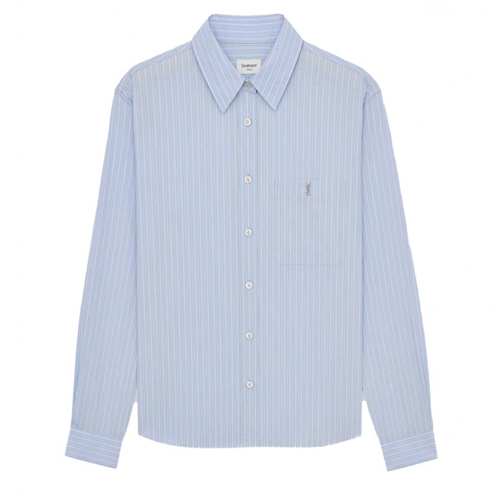 LIGHT BLUE COTTON SHIRT