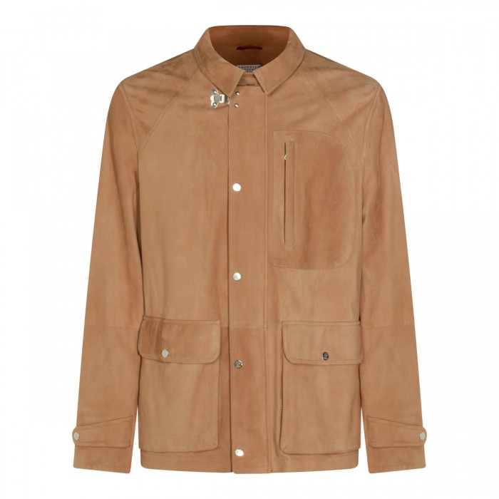 BEIGE SUEDE JACKET