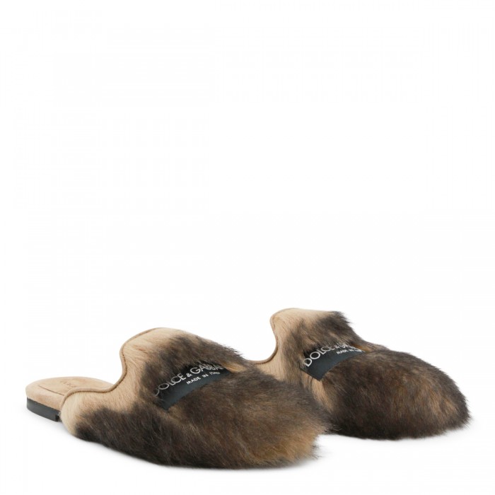 COGNAC LEATHER FLATS 2