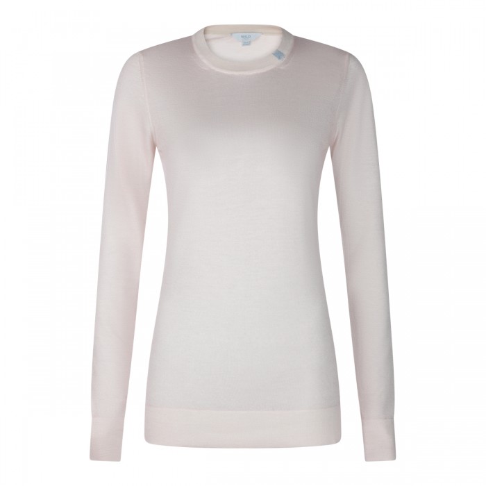 WHITE COTTON SWEATER