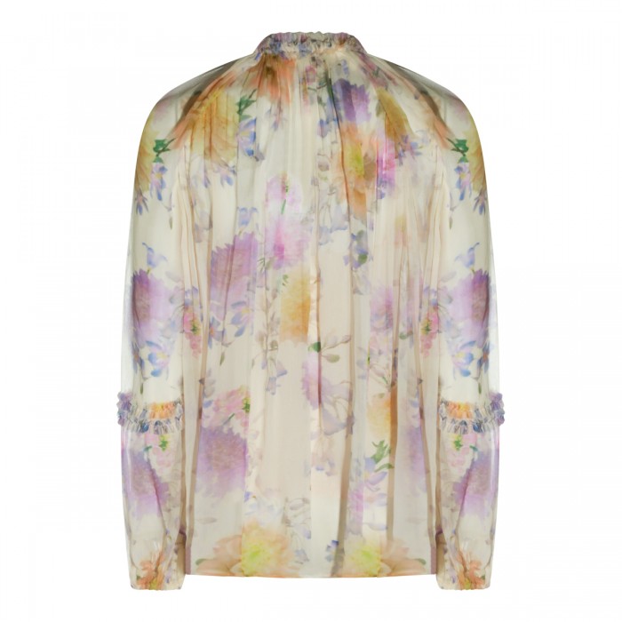 CREAM DAHLIA BLOUSE TOP 2