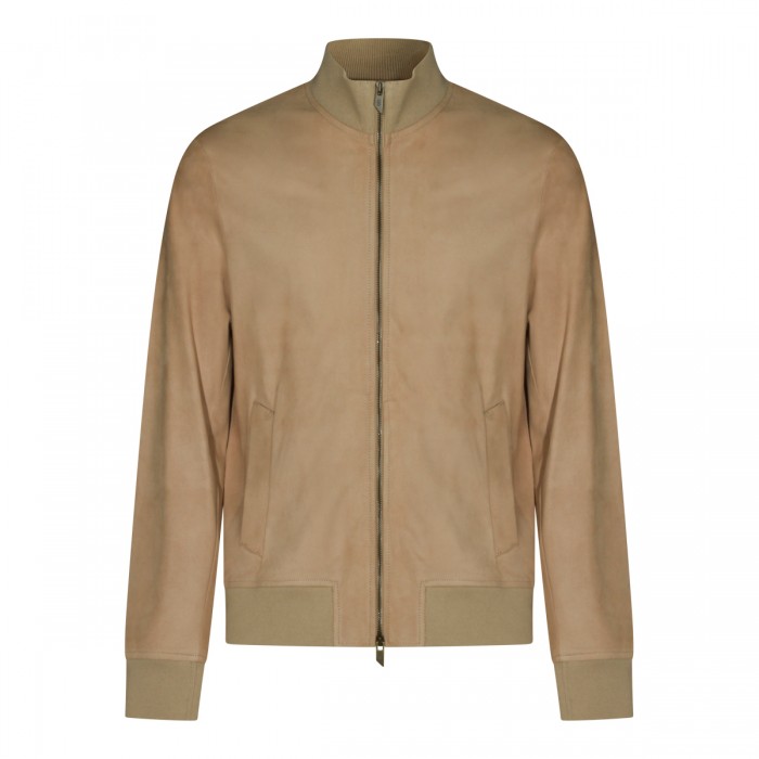 SAND LEATHER JACKET