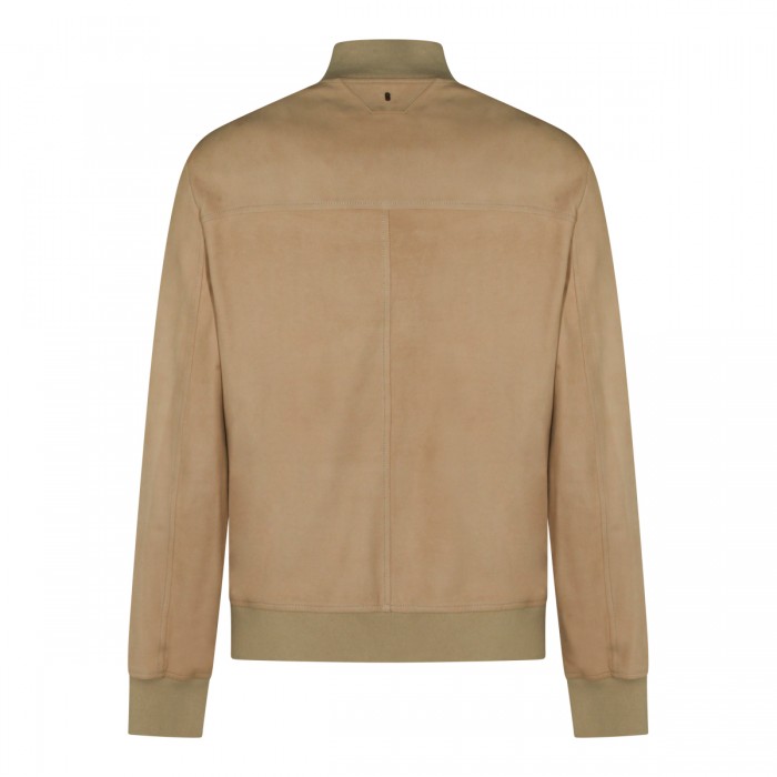 SAND LEATHER JACKET 2