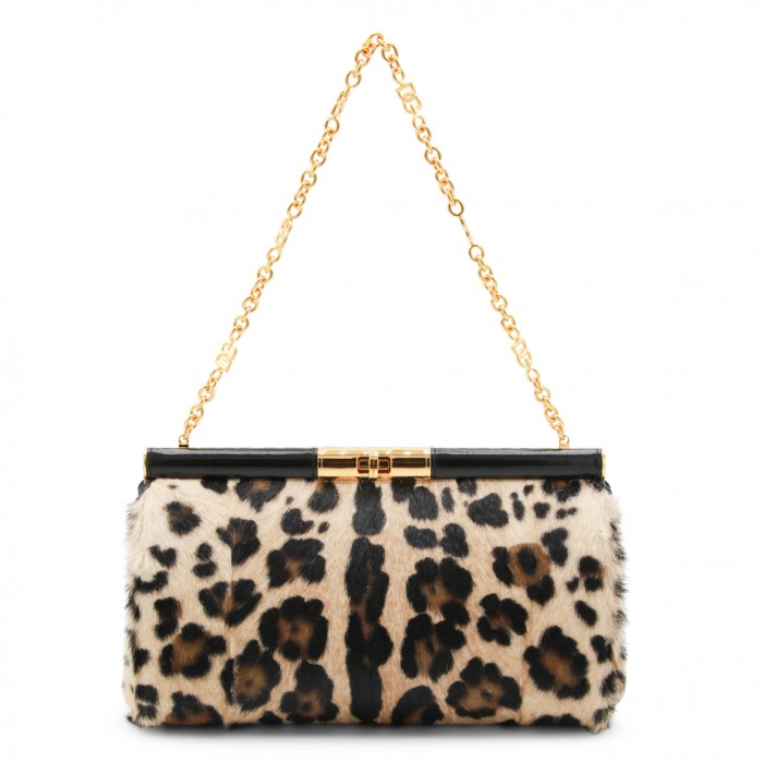 LEOPARD LEATHER MARLENE CLUTCH