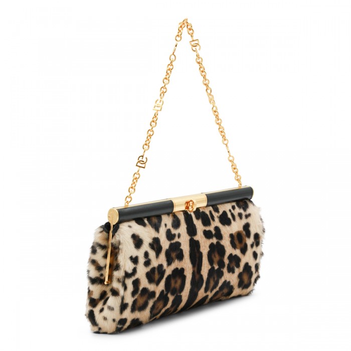 LEOPARD LEATHER MARLENE CLUTCH 2