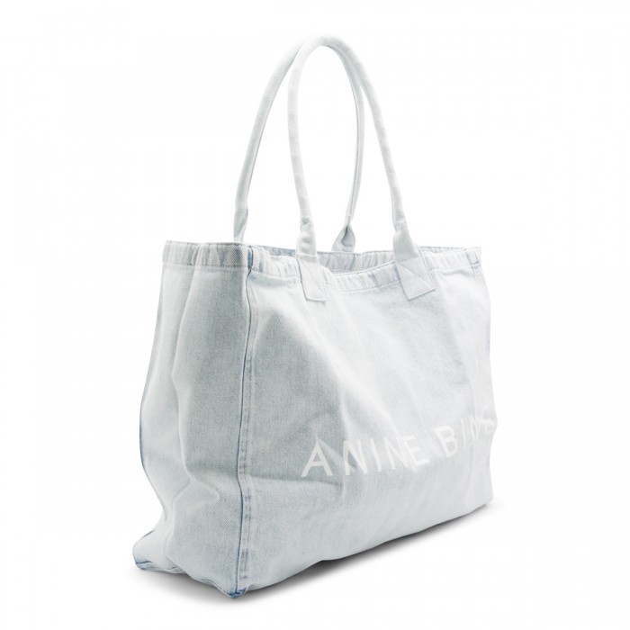 BLUE DENIM LEO TOTE BAG 2
