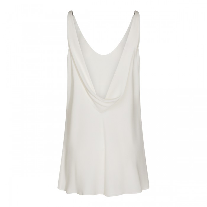 WHITE SILK TOP 2