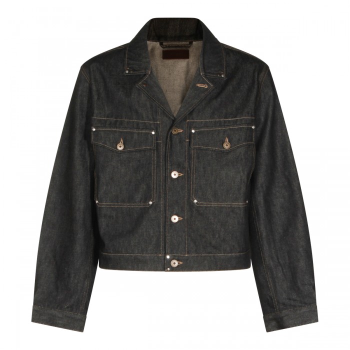 DENIM GREY COTTON JACKET