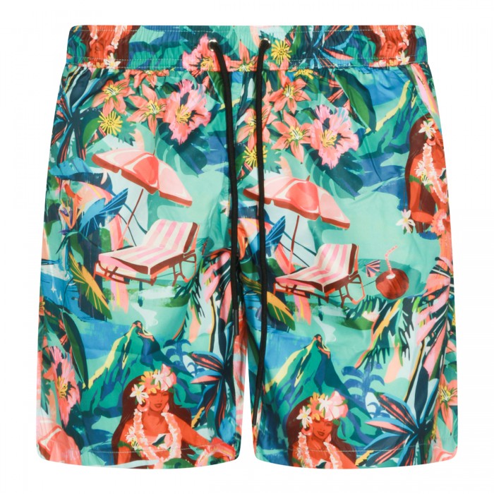 MULTICOLOR GREEN BEACHWEAR