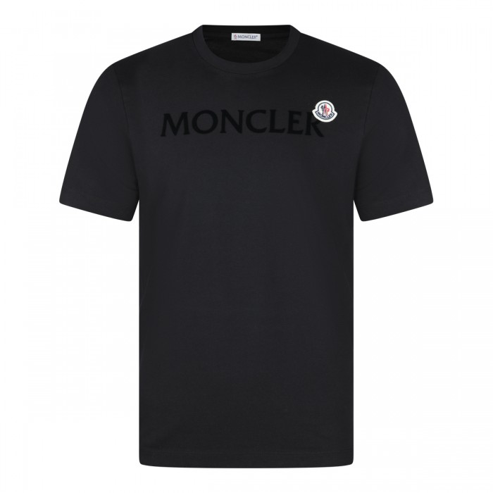 BLACK COTTON T-SHIRT