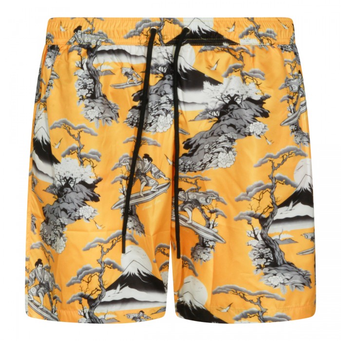 MULTICOLOR ORANGE BEACHWEAR