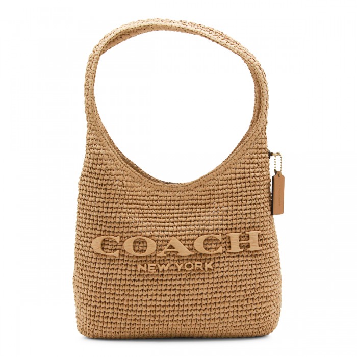 NATURAL RAFFIA BROOKLYN TOTE