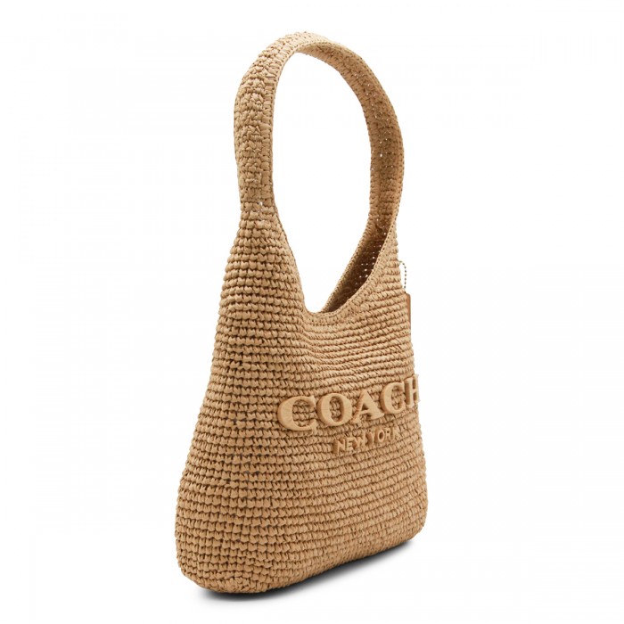 NATURAL RAFFIA BROOKLYN TOTE 2