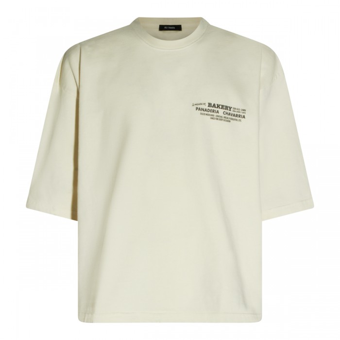 WHITE COTTON T-SHIRT