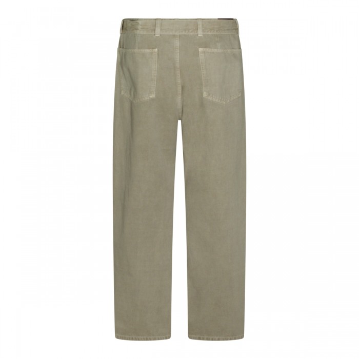 GREY COTTON DENIM JEANS 2