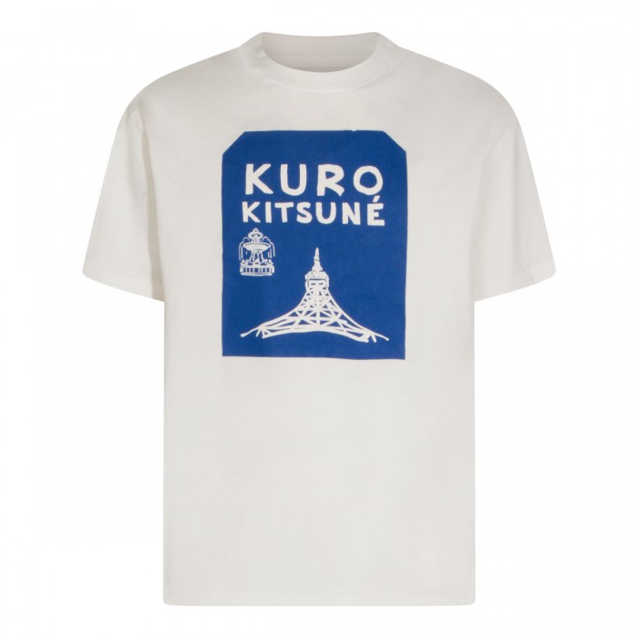 WHITE COTTON T-SHIRT