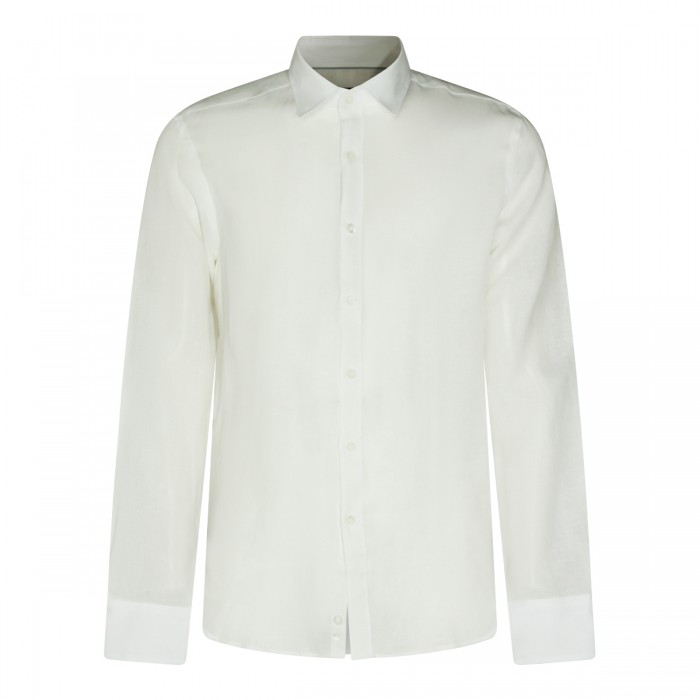WHITE LINEN SHIRT