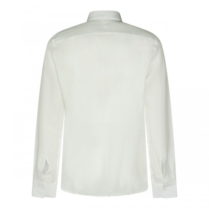 WHITE LINEN SHIRT 2