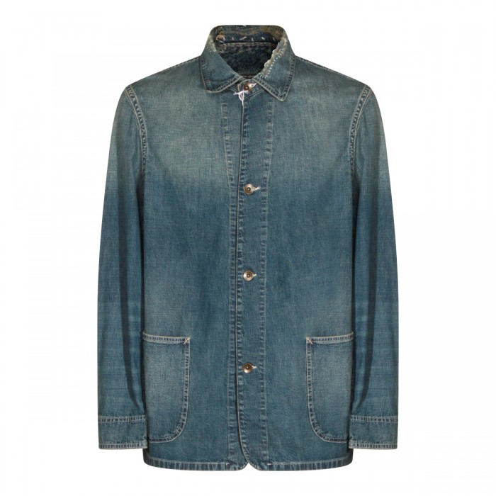 BLUE DENIM COTTON JACKET