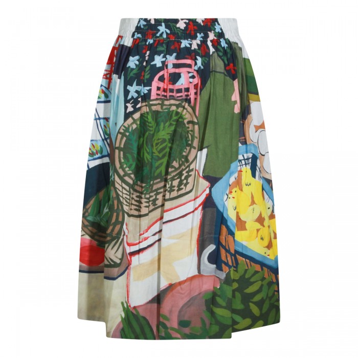 MULTICOLOR COTTON SKIRT 2