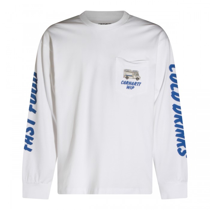 WHITE COTTON T-SHIRT