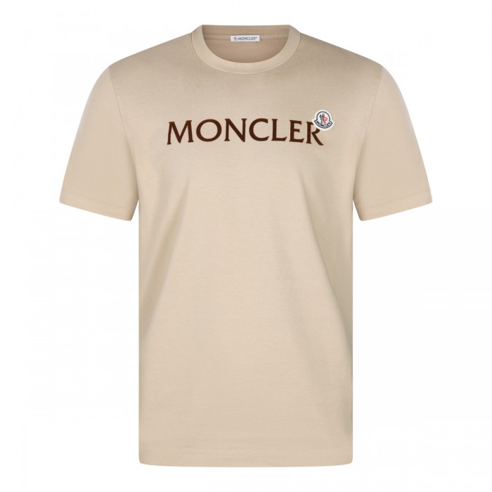 BEIGE COTTON T-SHIRT