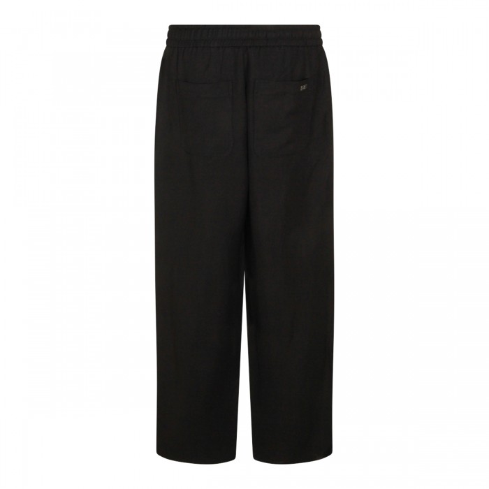 BLACK VISCOSE PANTS 2