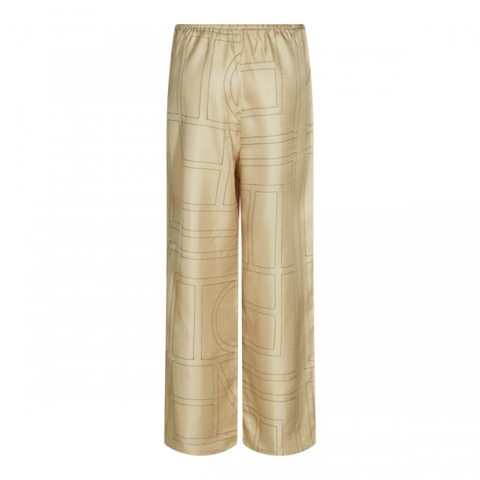 IVORY SILK PANTS 2
