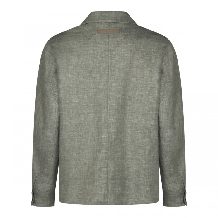 GREY LINEN AND VIRGIN WOOL... 2
