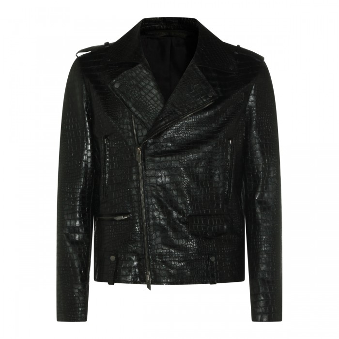 BLACK LEATHER JACKET