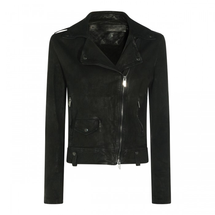 BLACK LEATHER JACKET