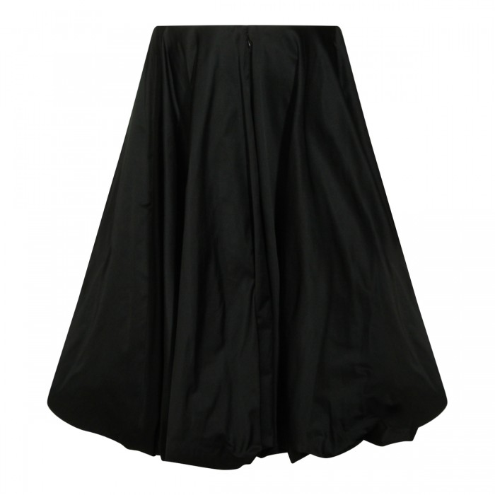 BLACK MIDI SKIRT 2