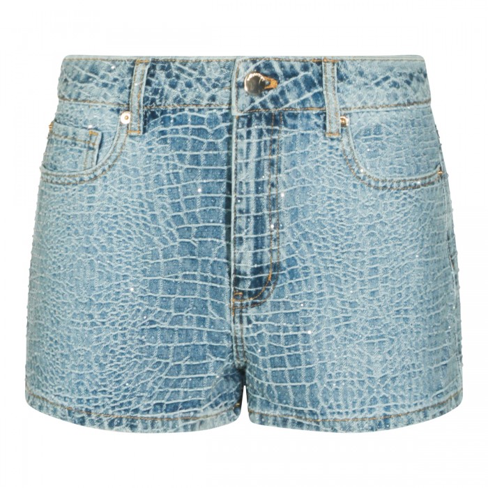 BLUE DENIM SHORTS
