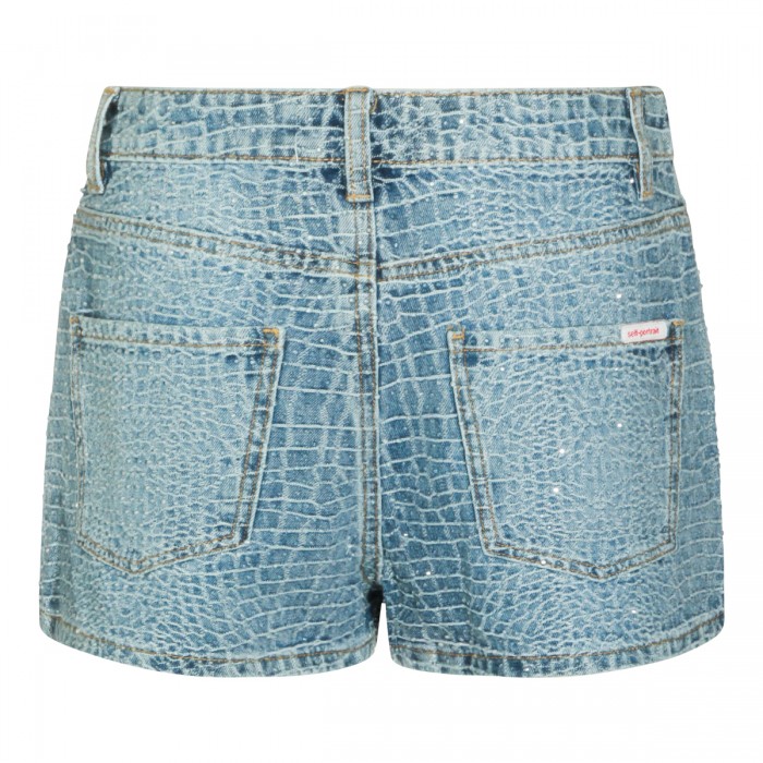 BLUE DENIM SHORTS 2