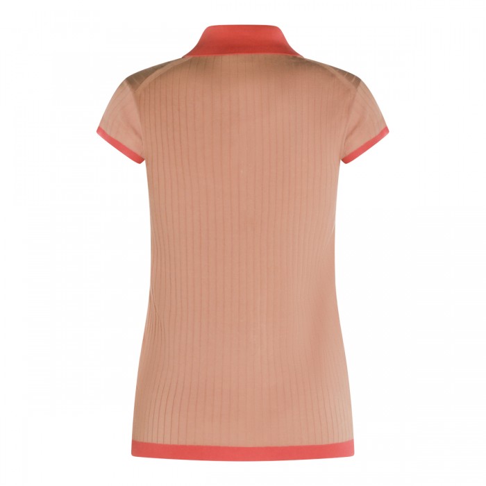 PINK AND RED COTTON POLO SHIRT 2