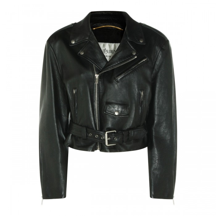 BLACK LEATHER JACKET