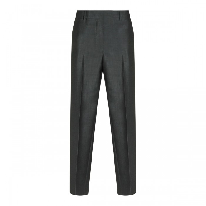 DARK GREY WOOL PANTS