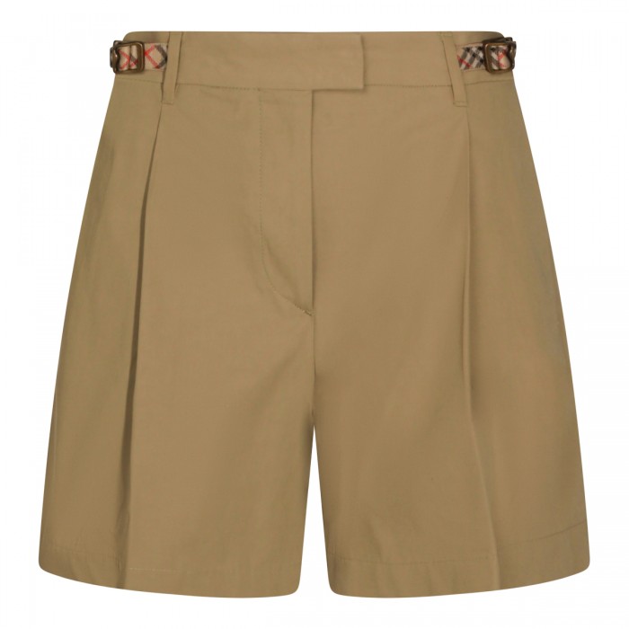 BEIGE COTTON SHORT