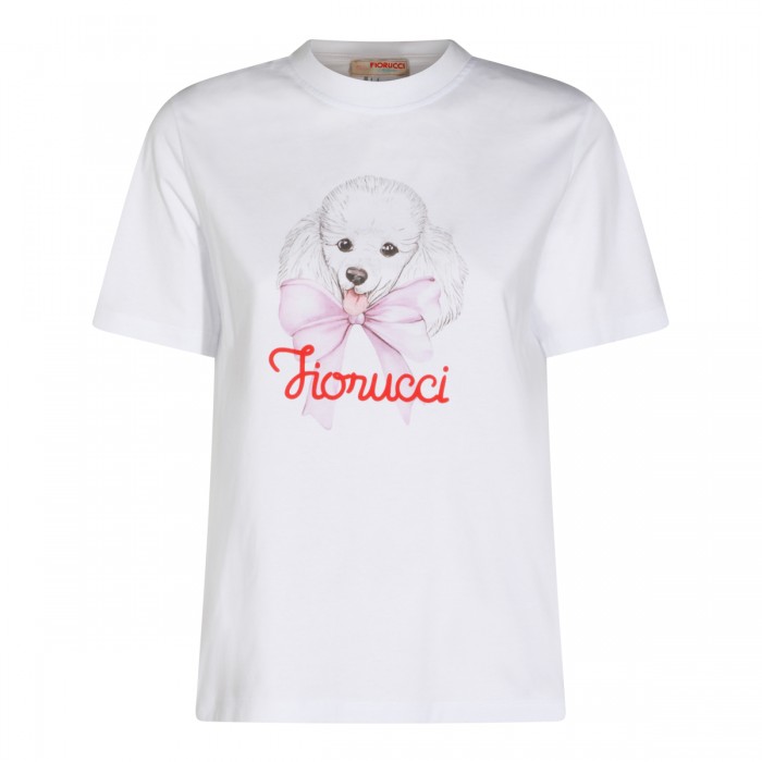 WHITE COTTON T-SHIRT