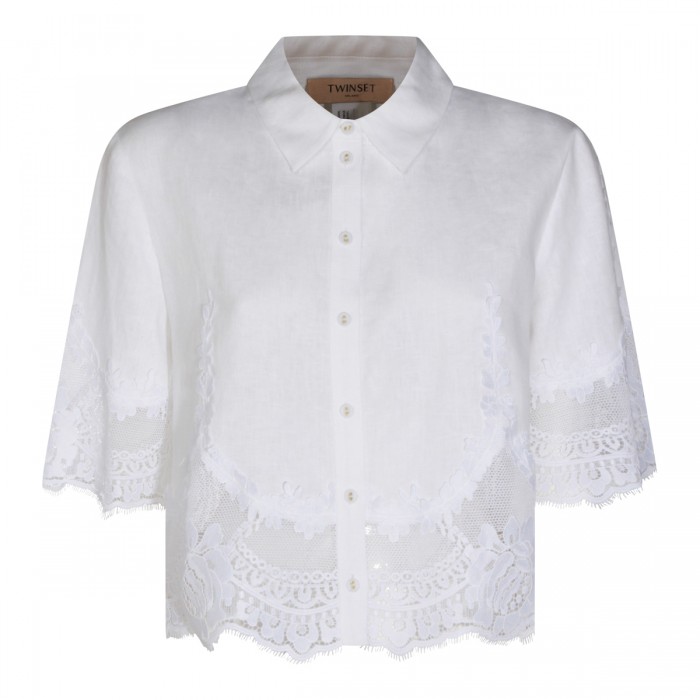 WHITE LINEN SHIRT