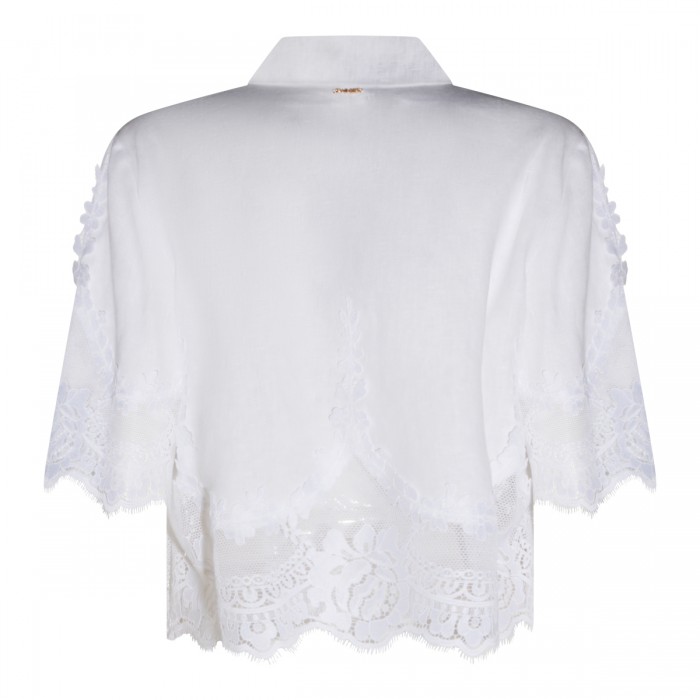 WHITE LINEN SHIRT 2