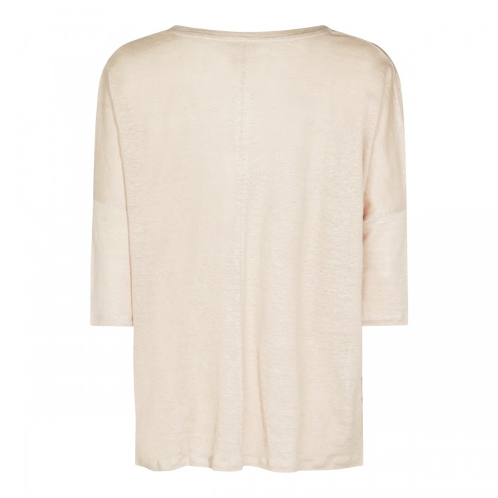 WHITE LINEN T-SHIRT 2