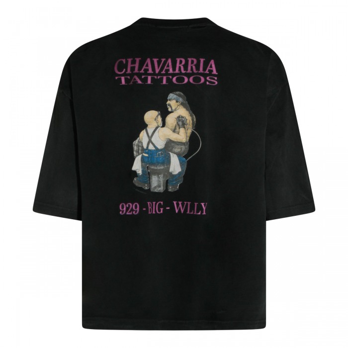 BLACK COTTON T-SHIRT 2