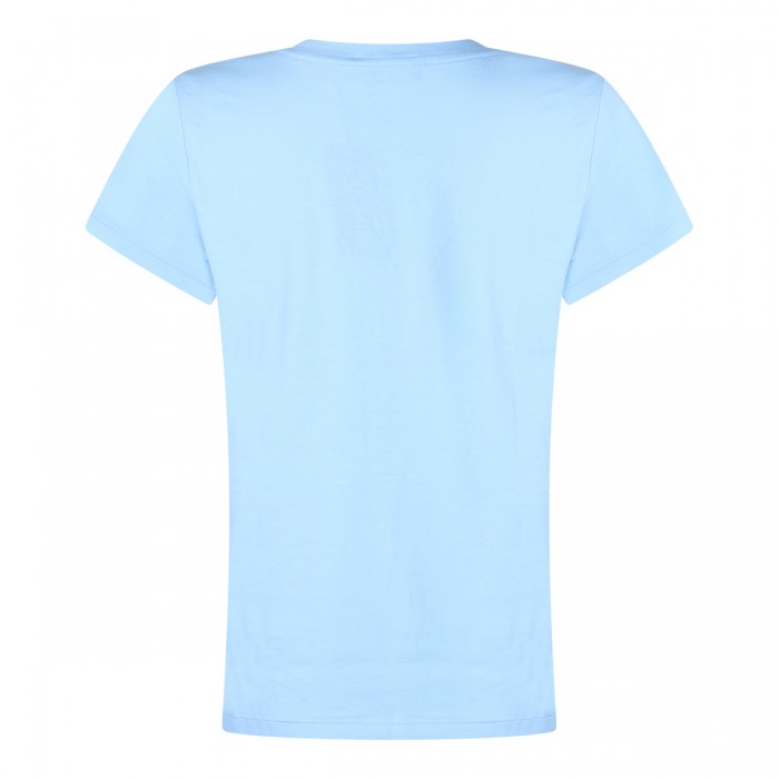 LIGHT BLUE COTTON POLO SHIRT 2