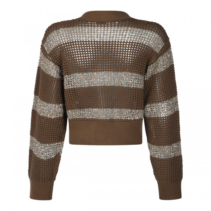 BROWN COTTON KNITWEAR 2