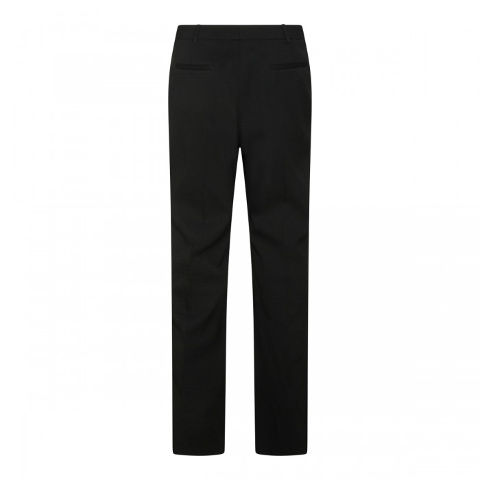 BLACK WOOL PANTS 2