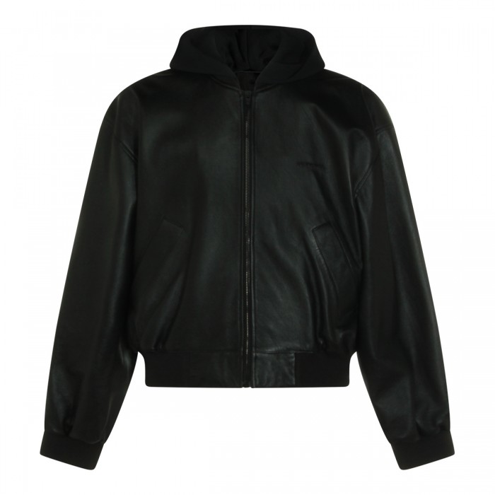 BLACK LEATHER JACKET