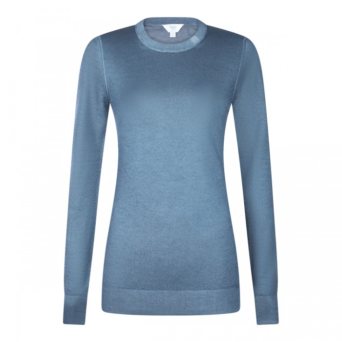 BLUE COTTON SWEATER