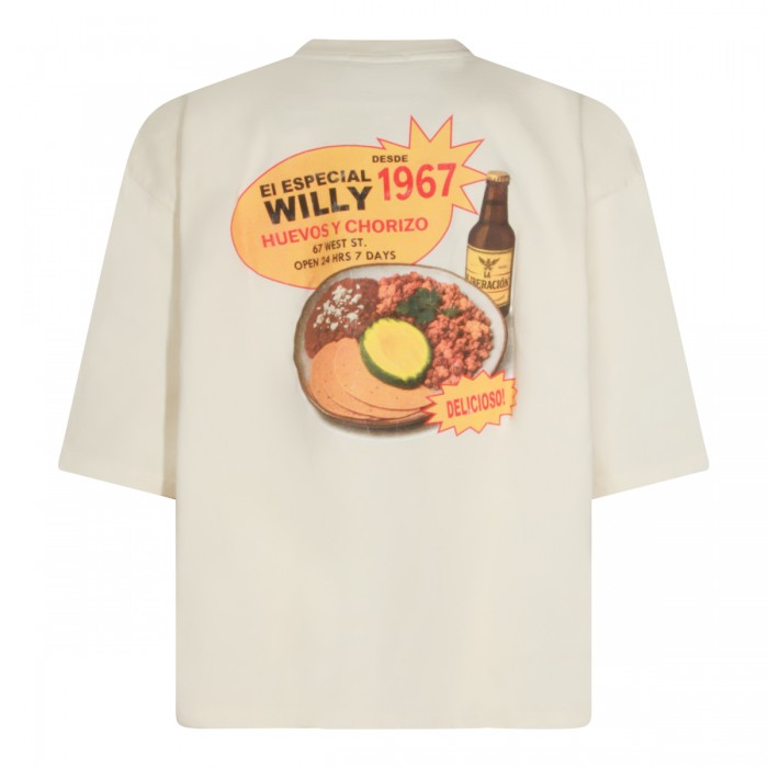 BEIGE COTTON T-SHIRT 2