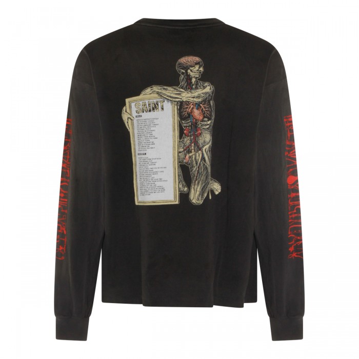 BLACK COTTON T-SHIRT 2